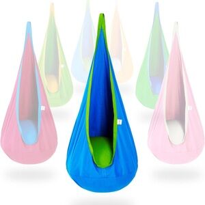 OUTREE Kids Pod Swing Seat, Cotton Child Hammock Swing Chair